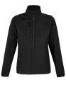 Dames Softshell Jas Sols 03828 Zwart